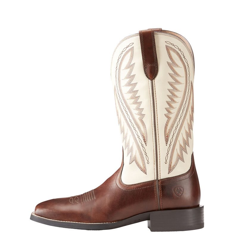 Ariat Western: Sport Stonewall Botas Western Hombre - Marrones / Creme (UNOTM0694)